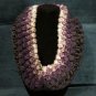 Purple Bubble Infinity Scarf