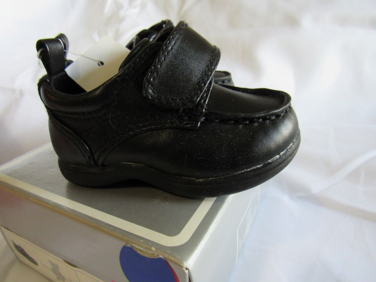 New Koala Kids Boys Dress Shoes Size 2 Black Slip On loafers