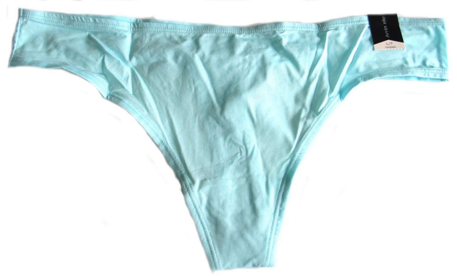 Ambrielle Thong Panties Size (Large) 7 Aqua haze JCPenney