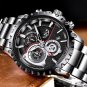 Mens Watches Top Brand Luxury LIGE Watch Men Full Steel Business Waterproof Watch Relogio Masculino