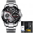 Mens Watches Top Brand Luxury LIGE Watch Men Full Steel Business Waterproof Watch Relogio Masculino