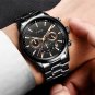 LIGE 2018 Watch Men Full Steel Business Waterproof Watch Relogio Masculino