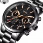 LIGE 2018 Watch Men Full Steel Business Waterproof Watch Relogio Masculino