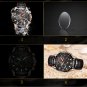 Relogio Masculino LIGE Mens Watches Leather Military Waterproof Sport Wrist Watch