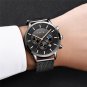 Relogio Masculino New LIGE Mens Watches Waterproof Sports Quartz Wirstwatch
