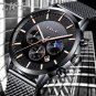 Relogio Masculino New LIGE Mens Watches Waterproof Sports Quartz Wirstwatch