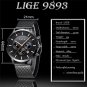 Relogio Masculino New LIGE Mens Watches Waterproof Sports Quartz Wirstwatch