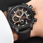 Watch Men LIGE Chronograph Creative Square Leather Waterproof Sport Wristwatch Reloj Hombre