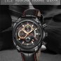Watch Men LIGE Chronograph Creative Square Leather Waterproof Sport Wristwatch Reloj Hombre