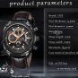 Watch Men LIGE Chronograph Creative Square Leather Waterproof Sport Wristwatch Reloj Hombre