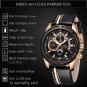Relogio LIGE Mens Watches Casual Leather Waterproof Quartz Watch Relogio Masculino