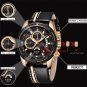 Relogio LIGE Mens Watches Casual Leather Waterproof Quartz Watch Relogio Masculino