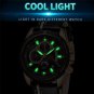 Relogio LIGE Mens Watches Casual Leather Waterproof Quartz Watch Relogio Masculino