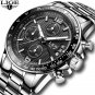 2018 New LIGE Mens Watches Sport waterproof Clock relogio masculino