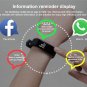 Smart Bracelet Wristwatch Heart Rate Monitor Blood Pressure Fitness Tracker