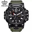 SMAEL Sports Watches Dual Display Analog Digital LED Electronic  Waterproof Swimming Military Watch