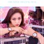 Women Watches Big Dial Waterproof PU Strap Casual Female Clock Relogio Feminino Box