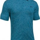 NWT Under Armour Men 4XL Tour Polo Bayou Blue 953 Academy