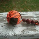 Two Color Floating Monkey Fist Keychain