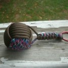 Two Color Floating Monkey Fist Keychain
