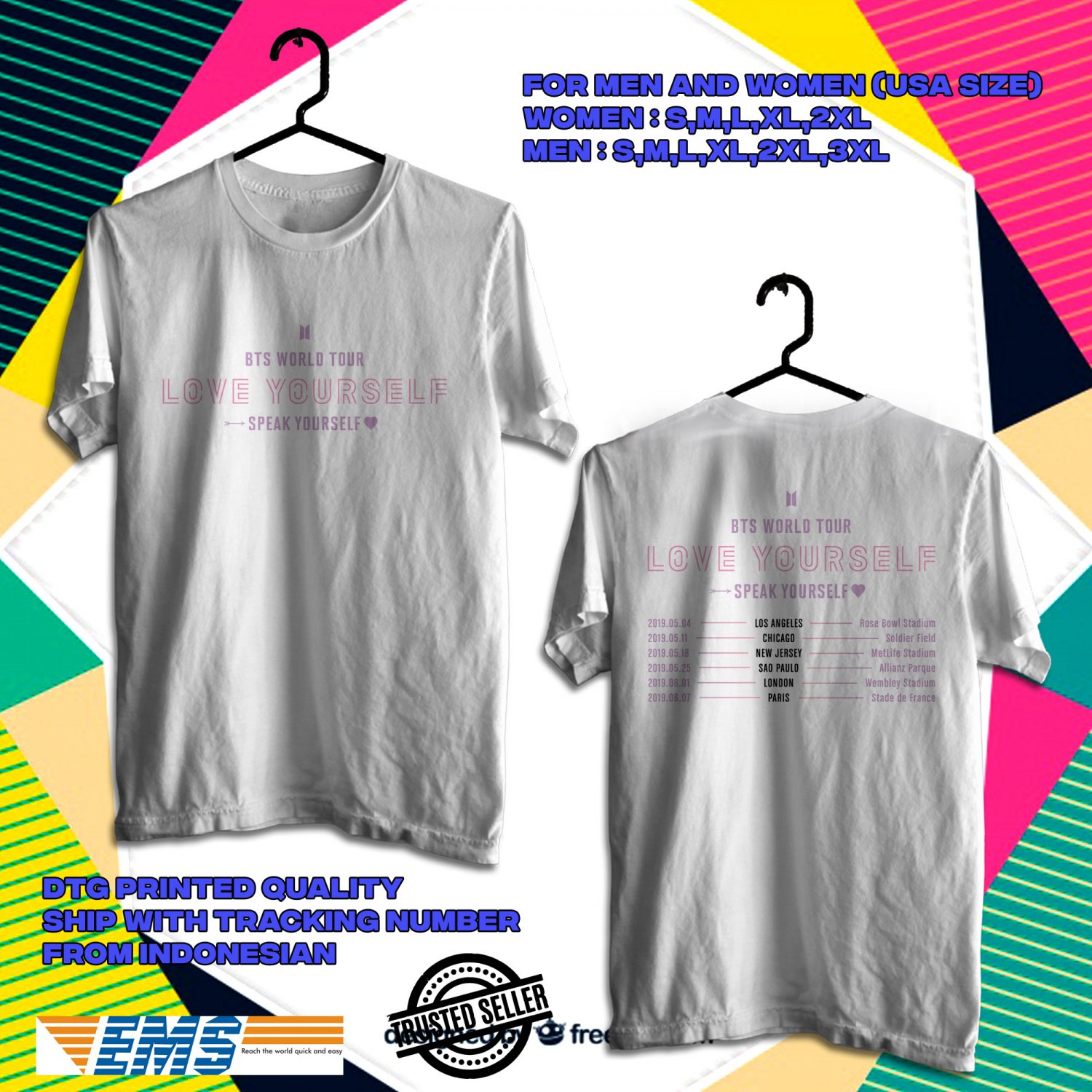 bts love yourself speak yourself t shirt