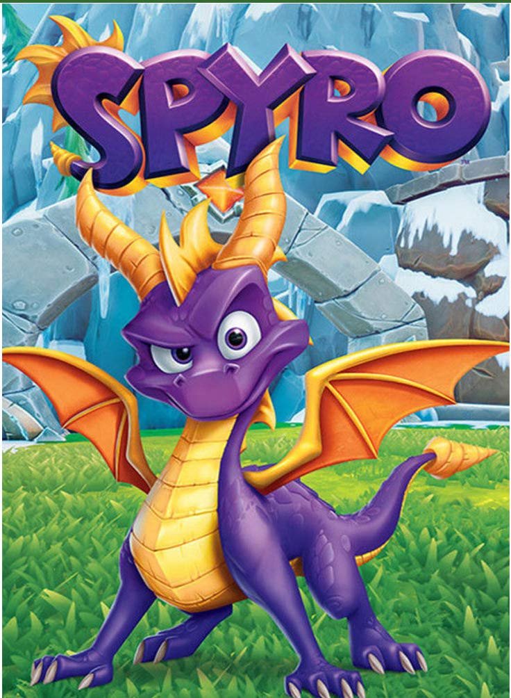 Spyro The Dragon Video Game Diamond Painting 