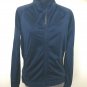 Athletic Works Womens Track Jacket zip front navy color size medium 8-10 New