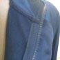 Athletic Works Womens Track Jacket zip front navy color size medium 8-10 New