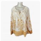 CYNTHIA ROWLEY Womens 100% Cotton Top Size Small Smock Style New