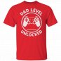 Dad Level Unlocked T-Shirts for New Dad, Gamer Fathers Day Gifts