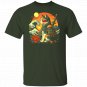 Retro samurai cat T-shirts The Great Wave off Kanagawa Hokusai Art Painting