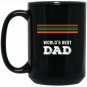 World's Best Dad Black Mug