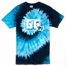 Blue Tie-Dye Logo Tee