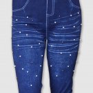 Fancy Pearls Decorated Jeans Leggings Tights