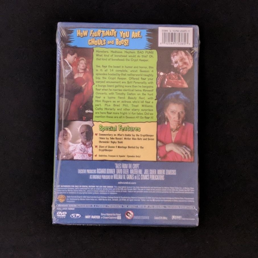 Tales from the Crypt The Complete Fourth Season (DVD, 2006, 3Disc Set)
