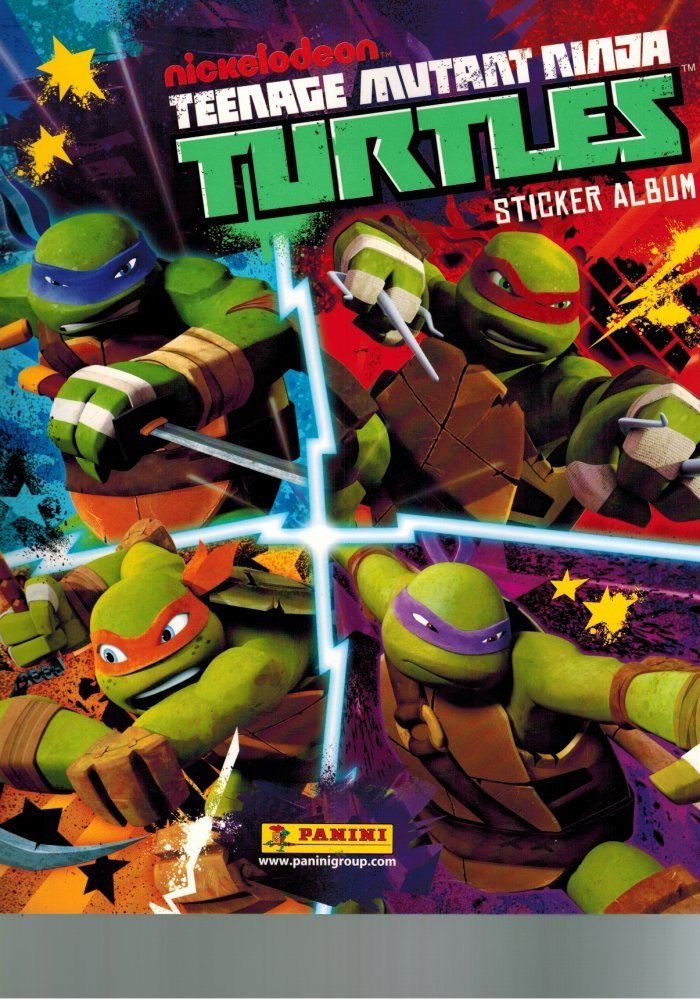 Ninja Turtles TMNT 2014 Panini Empty Album