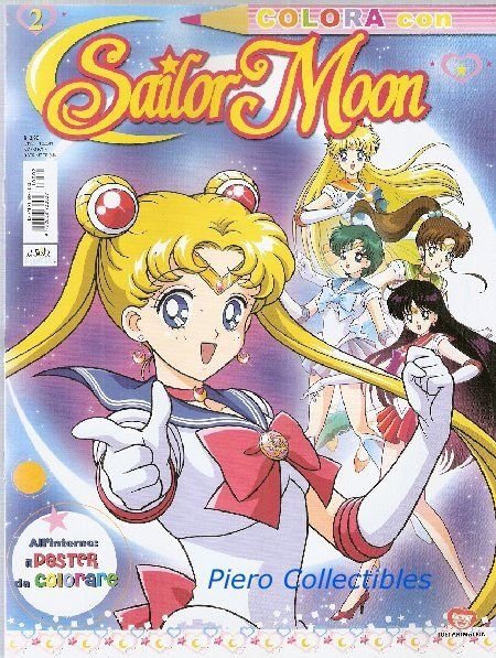 Colora con Sailor Moon n. 2 Coloring Book Poster