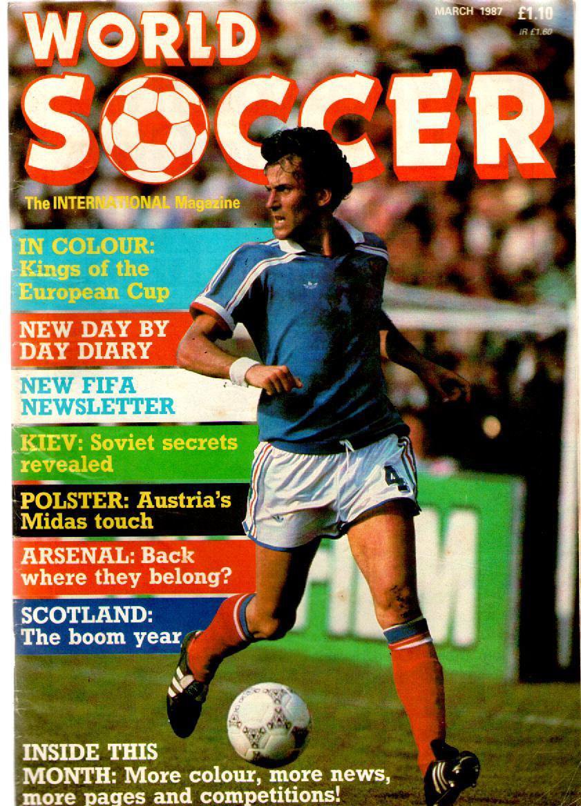 World Soccer 1987 March Battiston Demianenko Gullit