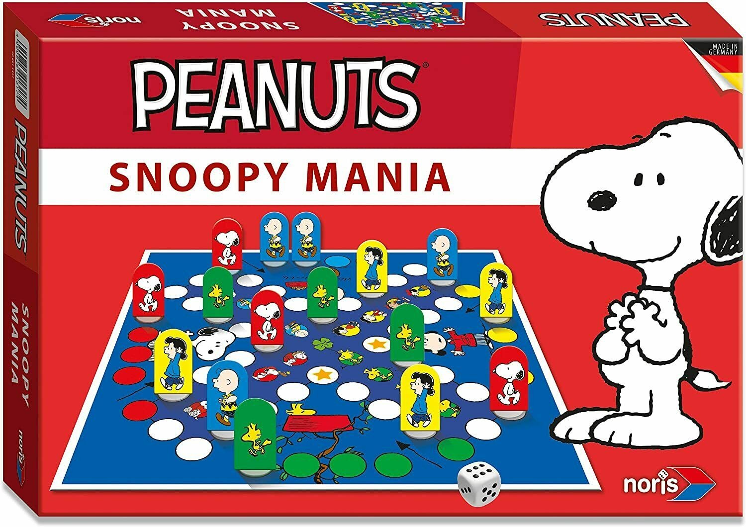 Peanuts Snoopy Mania Board Game Noris