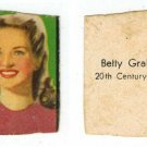 Figurina Attori Nannina - Betty Grable Sticker '50s