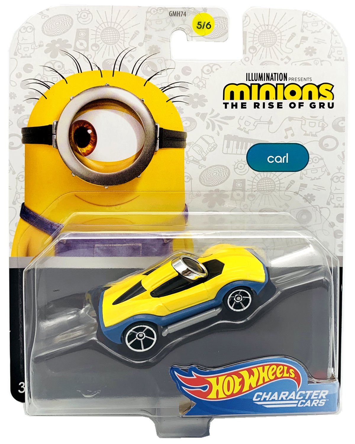 Minions Rise of Gru Hot Wheels Character Cars Carl 5/6