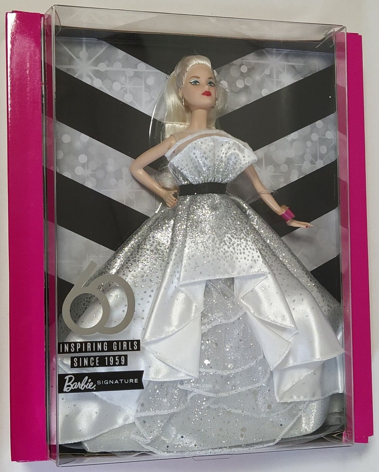 Barbie Signature 60th Anniversary Blonde Collector Doll FXD88