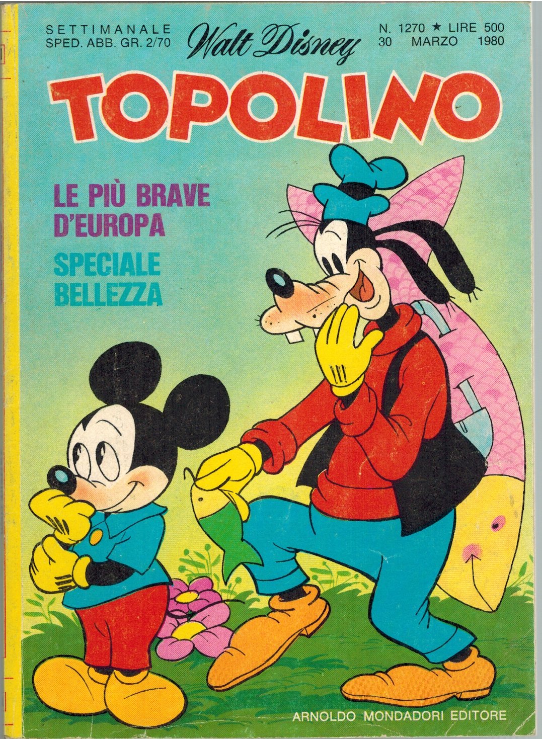 Topolino n. 1270 Mickey Mouse Comics 1980