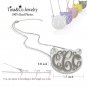 Personalized Gold or Silver Monogram Necklace - Any Monogram & Necklace