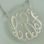 Personalized Gold or Silver Monogram Necklace - Any Monogram & Necklace