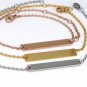 Personalized Rose Gold Name Bar Bracelet for Best Friend Bracelets for Woman