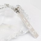 Personalized 925 Sterling Silver Bar Necklace Engraved Name Necklaces for Woman