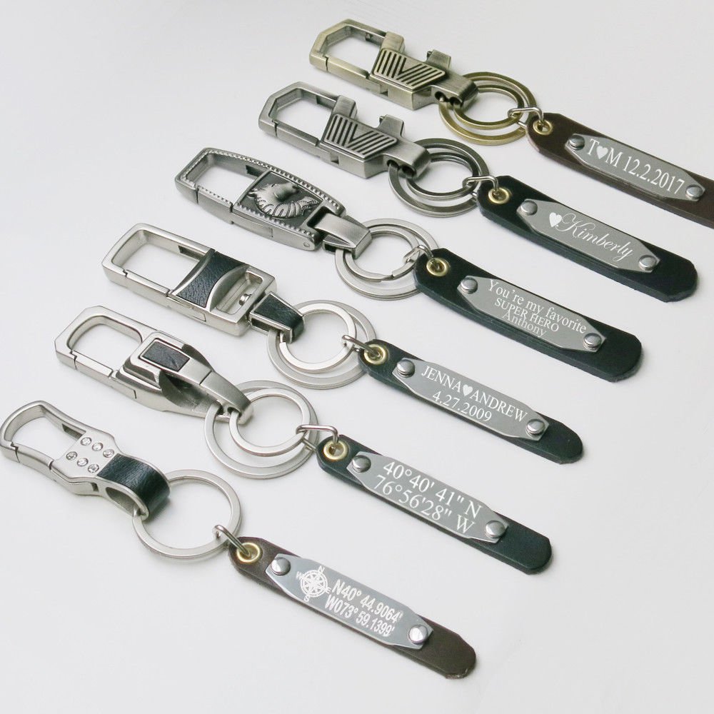Personalized Keychain,   name Keychain ,anniversary gift for man