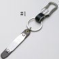 Leather Custom Keychain Personalized Monogram Leather key chain fathers day gift