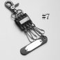 Leather Custom Keychain Personalized Monogram Leather key chain fathers day gift